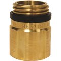 Mec High Capacity Hose End Swivel Check Adapter, Brass 1-3/4 in. F.Acme x 1-3/4 in. M.Acme ME571H